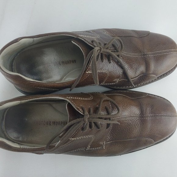 Johnston & Murphy Men\'s Sz 9 Brown Lace Up Loafer main image 4
